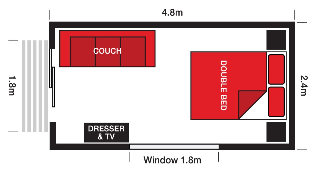 Extra large Just Cabin Layout